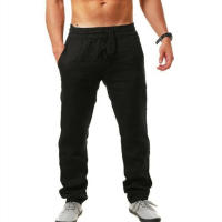Nuevos Pantalones Casuales Para Hombre Sueltos Y Cómodos De Color Sólido Estilo Callejero Moda Primavera Otoño Talla Media - details 2