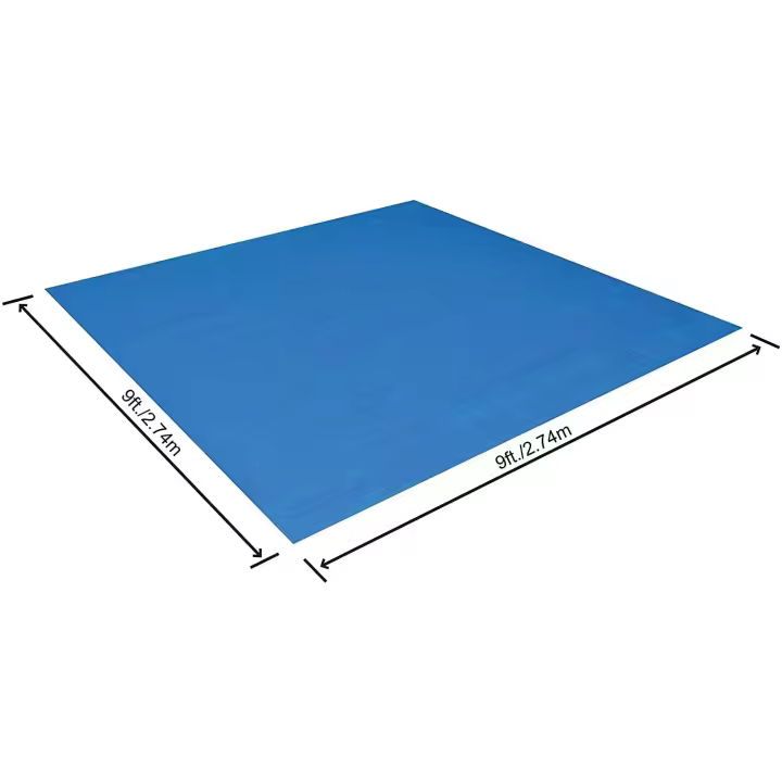 Tapiz de suelo protector cuadrado (manto/lona) de plástico Bestway para la protección de la base de piscinas desmontables, evita pinchazos. Distintos tamaños disponibles - 1