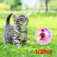 Juguete Interactivo Para Gatos Bola De Luz Para Perros Y Gatos Juguetes De Movimiento Para Caza Tamaño 1/3pcs Material Plástico - details 4