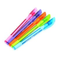 Office Box Bolígrafos TK Colors - Bolígrafos de Tinta Semigel con Punta Metálica y Cuerpo Triangular en Acabado Soft Touch - details 0