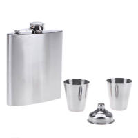 Botella De Alcohol Portátil De 8oz En Acero Inoxidable Flask De Billetera Para Exteriores Caja De Regalo Vino Y Vodka Contenedor De Bebida Herramientas De Bebida - details 7