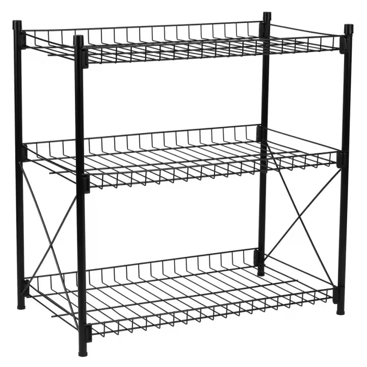 LILI HOME 🧱 Estantería Metálica Reforzada – 3, 4 o 5 Niveles | Blanco o Negro Organiza cualquier espacio con estilo, practicidad y resistencia. Es ideal para el hogar, oficina, cocina, baño, garaje o incluso locales comerciales. Fácil montaje sin tor - 1