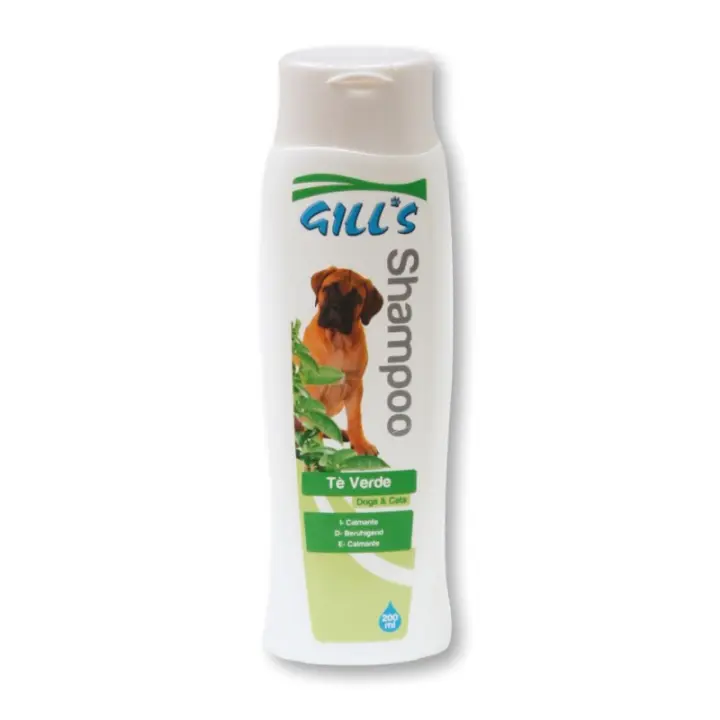 Champú Dermatológico Té Verde Gill's para Perros y Gatos 200ml - 1