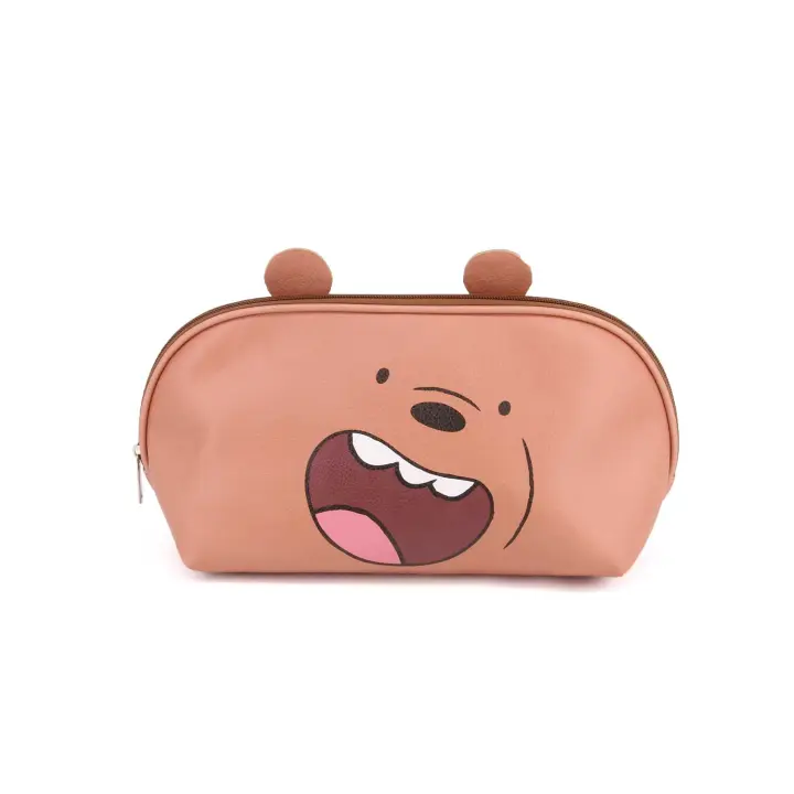 We Bare Bears Somos Osos Pardo Bolsa de Aseo Jelly, Marrón - 1