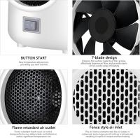 Calentadores de escritorio de espacio pequeño para oficinas,mini calentadores portátiles silenciosos debajo del escritorio 400W - details 4