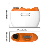 Cortauñas Eléctrico 2 En 1 Con Luz Recargable Por Tipo-C Máquina De Pulir Uñas Portátil Cortador Automático Para Uñas TIMISSFOX D604/D606 - details 4