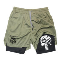 Shorts De Entrenamiento Para Hombre Con Estampado De Anime Ropa Deportiva De Verano Fitness Running Mesh Secado Rápido Shorts De Playa Doble Cara - details 5