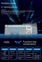 Teclado Mecánico AJAZZ AK35I 110 Teclas En Blanco Con Cable Para Gaming Y Uso En Computadora Y Portátil Compatible Con USB - details 12