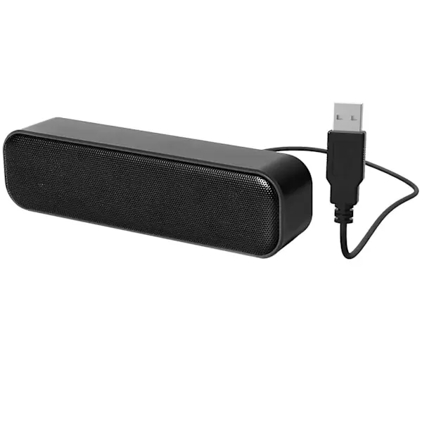 Computadora portátil pequeña de audio para computadora de escritorio, altavoz multimedia de escritorio, sonido de banda larga - 1