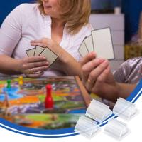 24 piezas de soporte de acrílico para tarjetas', soportes transparentes para tarjetas' de juego, soportes para piezas de juego, soports para tarjetas', fotos, Notas - details 0