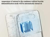 SOMY Deshumidificador de aire con filtro de aire básico para el hogar, máquina absorbente de humedad silenciosa, antihumedad, secador de aire portátil para oficina, 1500ML - details 2