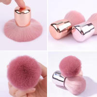 Cepillo De Pulverizaci\u00f3n Para Uñas Redondas Grande Eliminador De Polvo De Acrylico Y Pówer De Esmalte UV Accesorios De Manicura - details 3