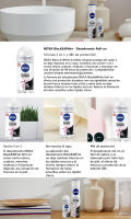 NIVEA Pack ahorro - Black & White Invisible Original Roll on Desodorante para mujer 50ml x 6 unidades. - details 0
