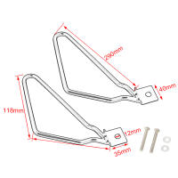 Soporte De Banda Para Bolsa De Sillín De Motocicleta Metal Para Sportster 883 Iron XL883N Dyna Fat Bob Soporte Lateral De Bolsa Montaje - details 1