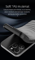 Funda De Teléfono Silicona Suave Ajustable Magnética Para iPhone 16 15 14 13 pro Max plus Magsafe Con Carcasa Inalámbrica Compatible Con Cargador Magsafe Resistente a Arañazos Y Polvo Anti-Reflectante - details 6