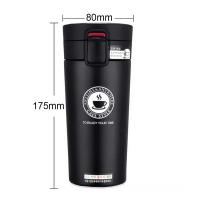 Térmica De Acero Inoxidable 500ml Con Doble Capa Vaso De Café Aislante a Prueba De Fugas Botella De Agua Termo Para Amantes Del Café Y Té - details 5