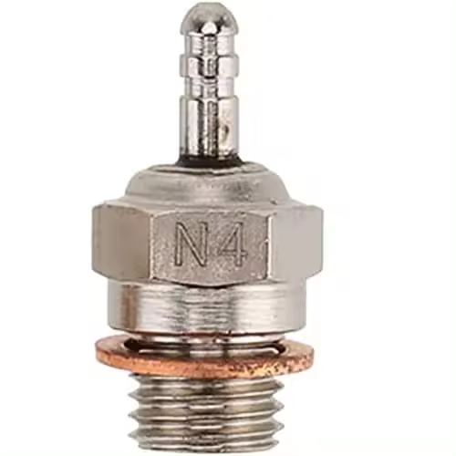AUTOZOCO Bujía de enchufe universal N4 70117 Apto para automóviles a control remoto escala 1/10 - Compatible con HPI HSP RC y otros modelos - Rosca de 12 mm y longitud de 21 mm - 1