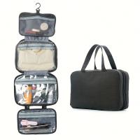 Bolsos,Bolsa de Lavado Colgante de viaje, Bolso de mano con Cremallera multicuional de color sólido, Bolsa de maquillaje al Aire Libre - details 0