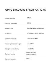 OPPO Enco Air3 Auriculares Inalámbricos Bluetooth 5.3 Estéreo HiFi Con Reducción De Ruido AI Y Micro Para Gaming Y Música - details 1