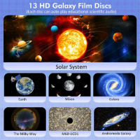 Proyector De Planetario Luz Nocturna Galaxia Rotación 360° Lámpara Estelar Para Decoración De Habitaciones Proyección De Cielo Estelar - details 6