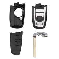 Ociodual Carcasa Llave de Mando 4 Botones Compatible con BMW CAS4 F 3 5 7 Series E90 E92 E93 X5 F10 F20 F30 F40, Funda Rígida Shell Case Cover - details 2