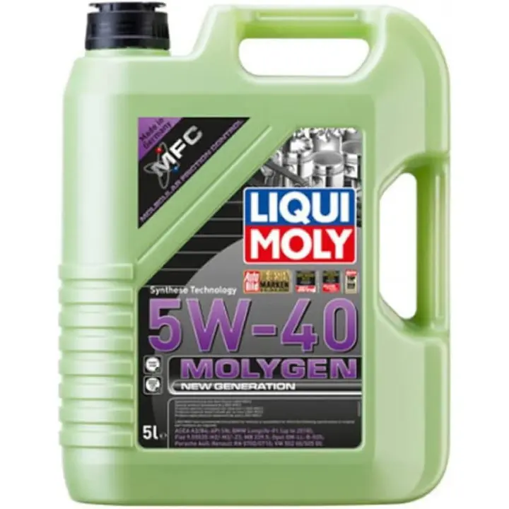 Liqui Moly Molygen New Generation 5W-40, 5 L, Aceite de motor para coches, 8536 - 1