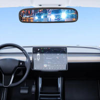 Espejo Interior De Coche Amplio Para Toyota RAV4 Yaris Prius Vidrio Interior ABS+Glass Espejo Retrovisor Ajustable Para Interior Del Vehículo - details 0