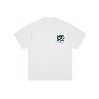 Camiseta De Manga Corta Retro Japonesa Estilo Hong Kong Diseño Niche Para Parejas Hombre Y Mujer Suelta Y Pesada Casual Para Todas Las Estaciones - details 2
