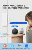 Sensor De Puerta Y Ventana Zigbee 3.0 Tuya Con Control Remoto Por App Compatible Con Alexa Google Assistant Smart Life SaltComm - details 10
