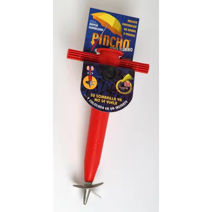 Playa pincho base sombrilla plastico punta aluminio 31cm 400470p - 1