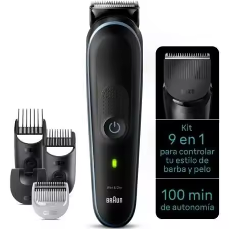 Recortadora 9 en 1 Braun Series 5 MGK 5411/ con Batería/ 7 Accesorios - 1