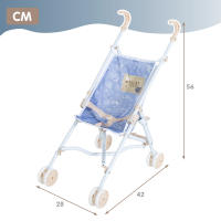 COLORBABY - Silla de paseo para muñecas plegable, modelo Nature Blue, carrito juguete +3 años, estilo paraguas, cochecito 28x42x56 cm, juguetes para niñas y niños, carro para muñeco - details 5