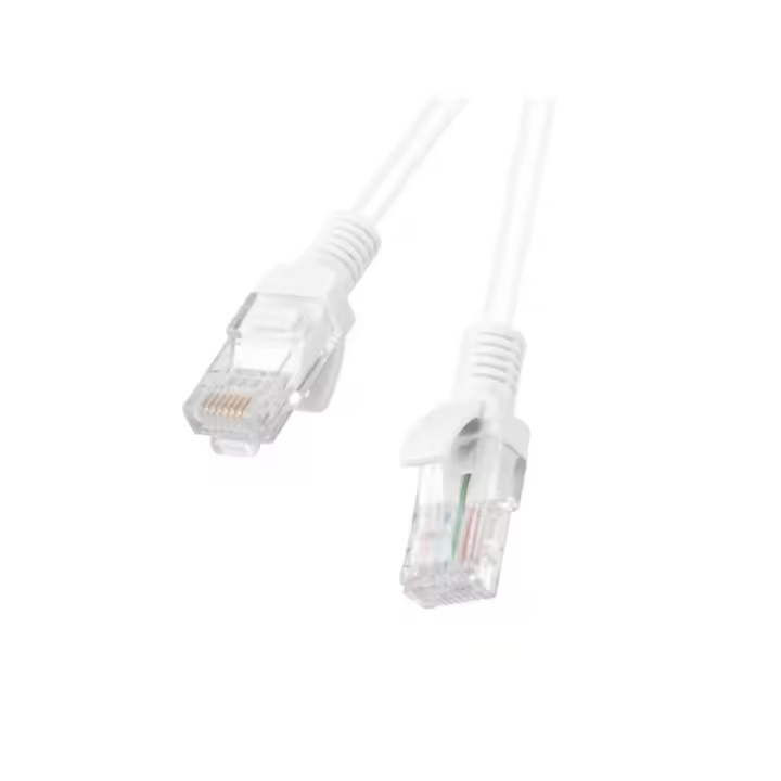 CABLE RED LANBERG LATIGUILLO CAT.6 UTP 2M BLANCO FLUKE PASSED - 1