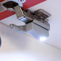 Lámpara LED Para Bisagra Interior Con Batería Luz Subcabineta Sensor Para Armario Dormitorio Cocina Armario Nocturna - details 1