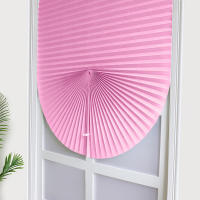 Cortinas Pliegables Autoadhesivas Para Ventanas Baño Cocina Balcón Oficina Estilo Slat Material Poliéster Medio Blinds Rollos - details 12