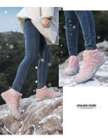 Botas De Nieve Impermeables Para Hombres Invierno Zapatos De Acampar Hasta La Rodilla Con Peluche Cálido Adecuadas Para Parejas Y Senderismo - details 34
