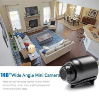 Cámara HD Mini Wifi IP Para El Hogar Con Visión Nocturna Y AI Detecta Humanos Grabadora De Audio Y Video Seguridad Surveillance - details 3