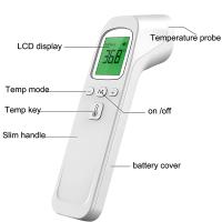 Termómetro Digital sin contacto para bebés y adultos, alarma de temperatura, Frente, interior, infrarrojo, multifunción - details 4