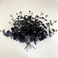 Flores Artificiales De Eucalipto Negro 34cm Para Decoración De Habitaciones Y Mesas Decoración De Navidad Y Año Nuevo - details 4