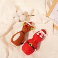 Nuevos Juguetes De Goma Para Mascotas En Forma De Santa Claus Ciervo Y Payaso De Navidad Juego De Tres Piezas Serie Navideña Juguetes Sonoros Para Perros - details 3