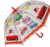J.S ONDO Paraguas Transparente Bastón Plegable, 50cm Cerrado de NIÑO O NIÑA, Automático, 8 Varillas Resistente Al Viento,DIBUJO ANIMADO - details 7