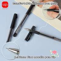WQN-14PCS Bolígrafo De Gel Negro Con Taza Completa De 0.38 Plumón Escribir Smooth Tinta Negra Suministros De Oficina Y Contabilidad Reemplazo De Núcleo - details 1