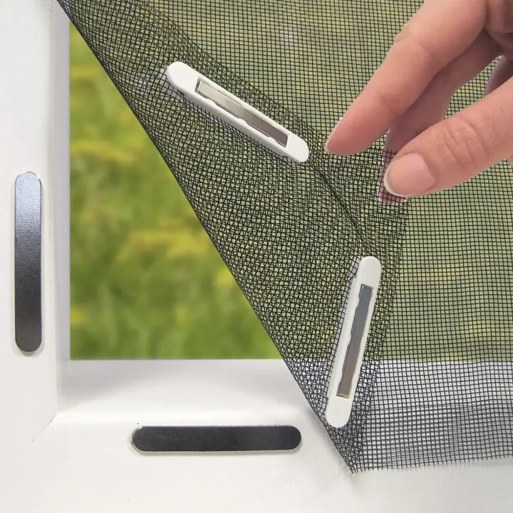 Mosquitera para Ventanas con Click Mágico | Cortada individualmente en medida para todas las Ventanas de hasta 150x130 cm - 1
