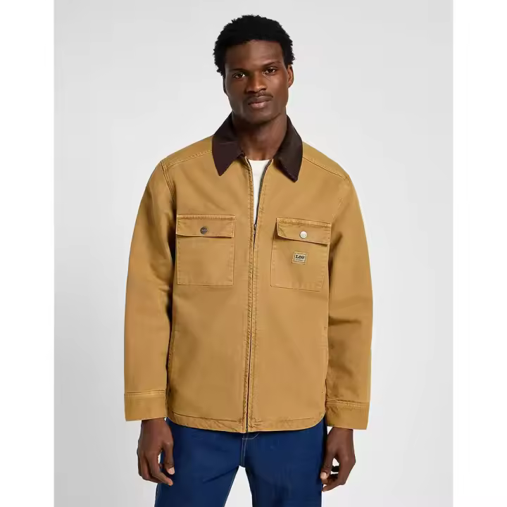 Lee Chaqueta Quilted Workwear Marrón - 1