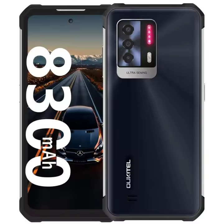 Móvil Resistentes OUKITEL WP17 8GB+128GB(TF 1TB), 6.78''HD Telefono movil 8300mAh, Cámara de 64MP Smartphone Impermeable NFC - 1