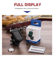 Afinador Universal De Guitarra Rotativo Clip-on Con Pantalla LCD Para Guitarra Acústica Cromática Bajo Ukulele Accesorios De Guitarra - details 9