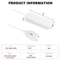 Sensor De Detección De Fugas WiFi O Zigbee Tuya Alarma De Agua Para El Hogar Inteligente Sistema De Seguridad Antisalpicaduras Y Sobrederrame - details 8