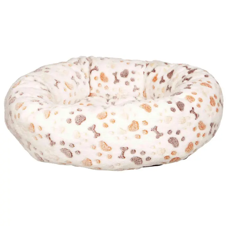 TRIXIE Lingo bed, round, 50 × 40 cm, white/beige - 1