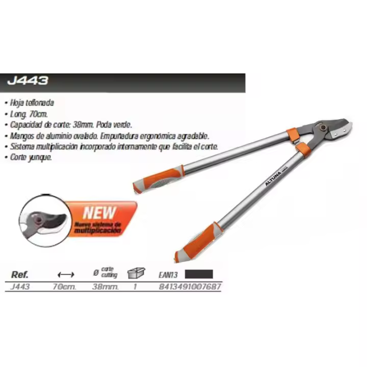 Altuna tijera 2 manos j443-70 cm commit corte 38 mm  yunque j443 - 1
