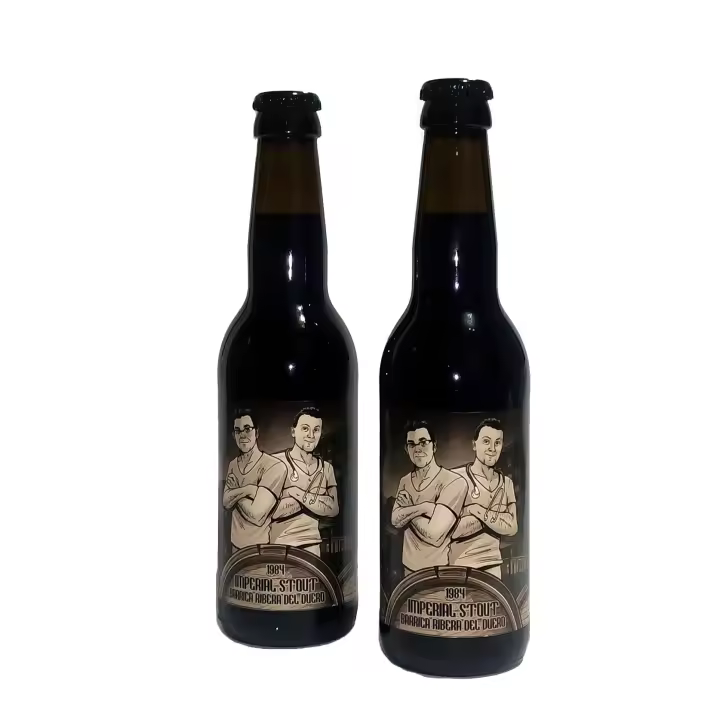 Cerveza Nurse 1984 BRD con sabores potentes a malta tostada y aromas a chocolate caramelo (6 botellas) - 1